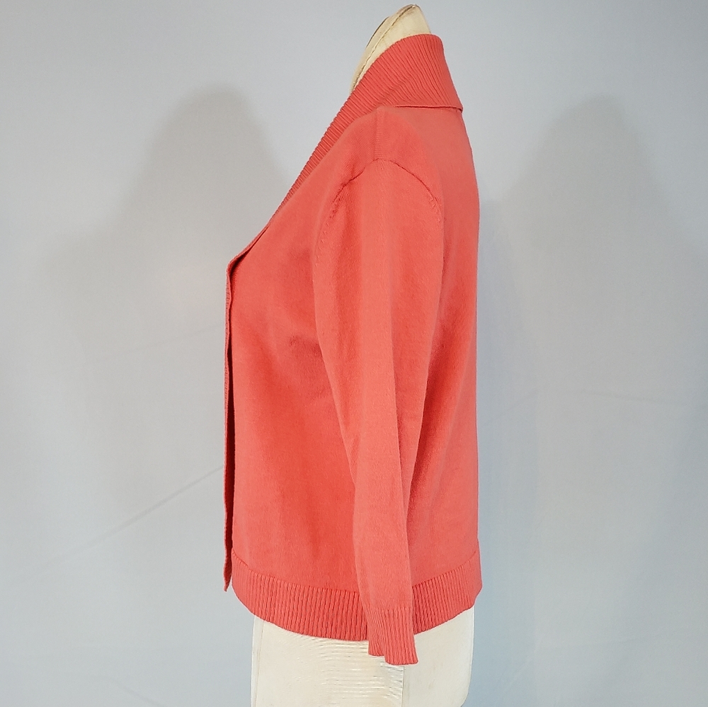 89th & Madison coral colored sweater size Small - Picture 6 of 7